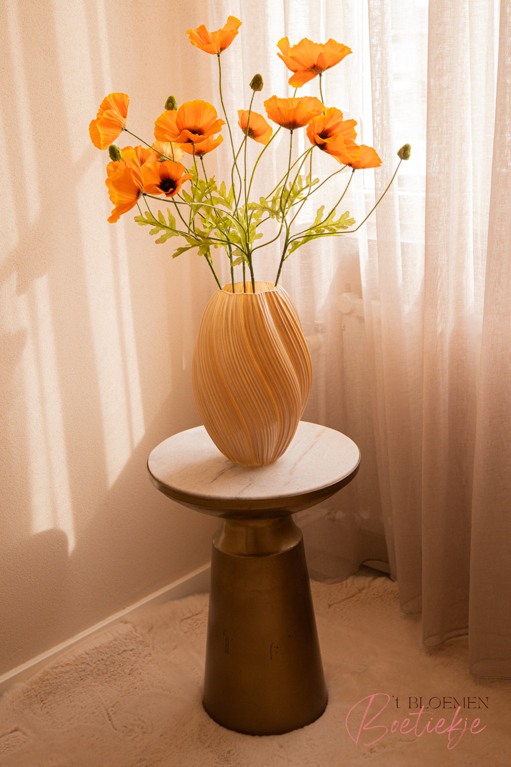 Boeket Poppy oranje
